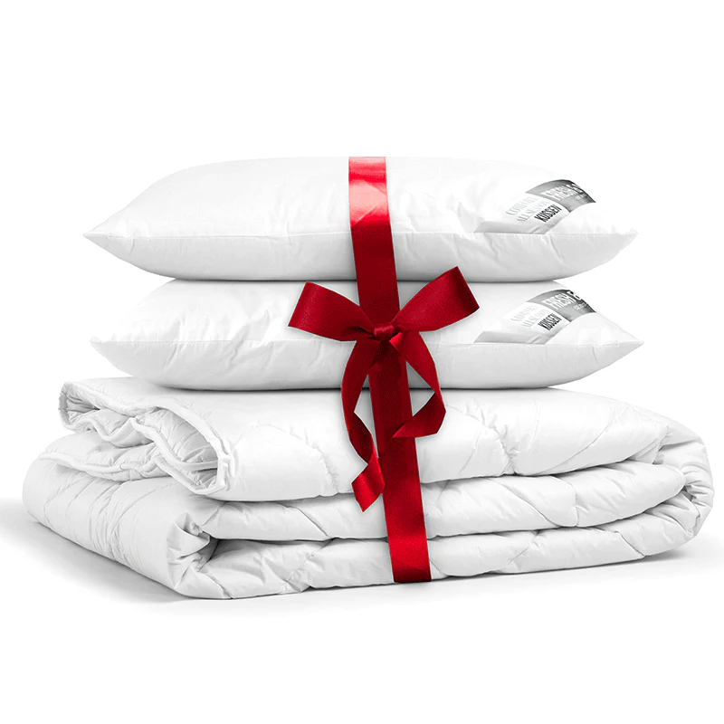 Beddengoed pakket: 2 Hoofdkussens + All Season Dekbed - 200 x 200 cm