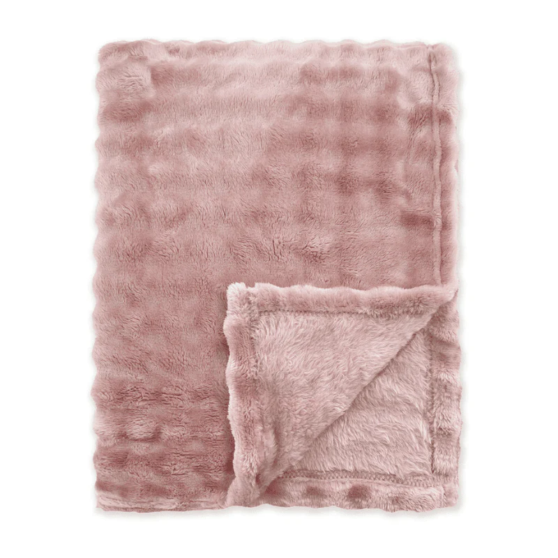 Bedsprei Ribbed Comfort - Oud Roze
