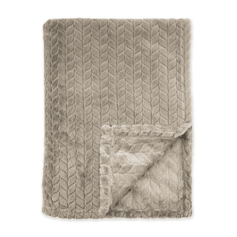 Bedsprei Twill Touch - Taupe
