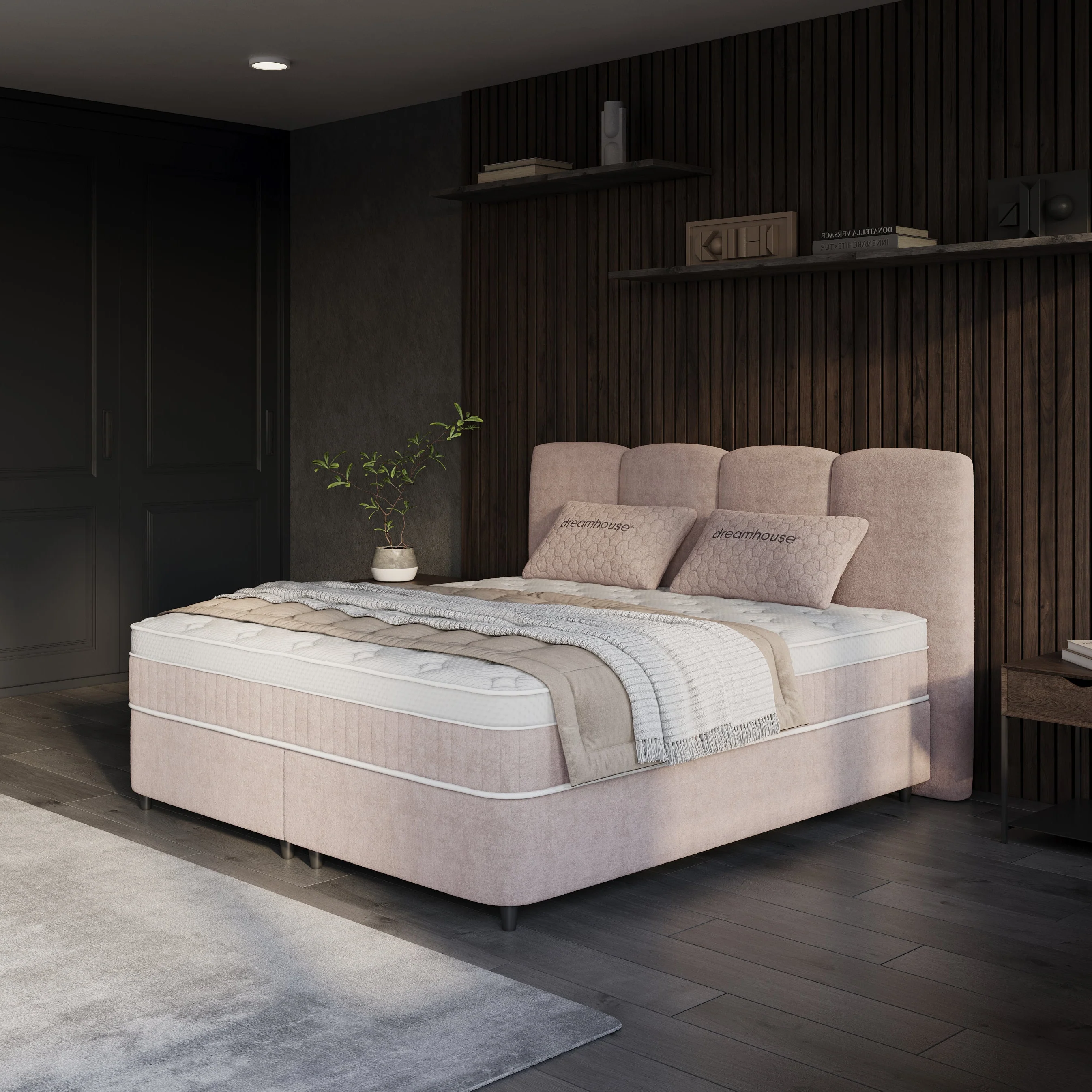 Boxspring met Opbergruimte - Allure - Taupe - Image 3