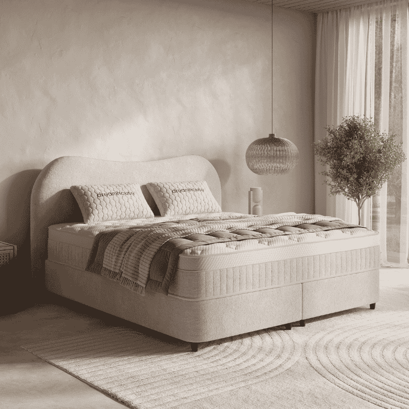 Boxspring met Opbergruimte - Arcus - Beige - Image 3