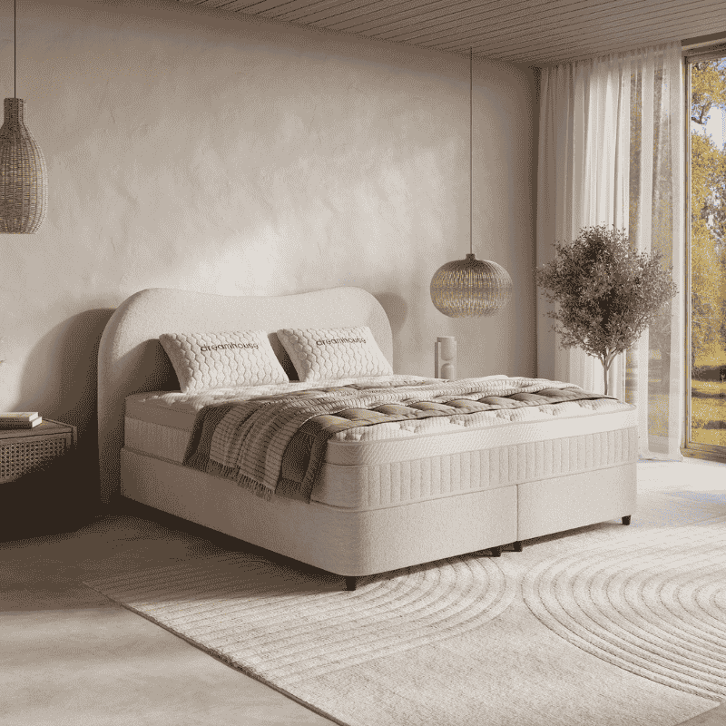 Boxspring met Opbergruimte - Arcus - Off-White - Image 3