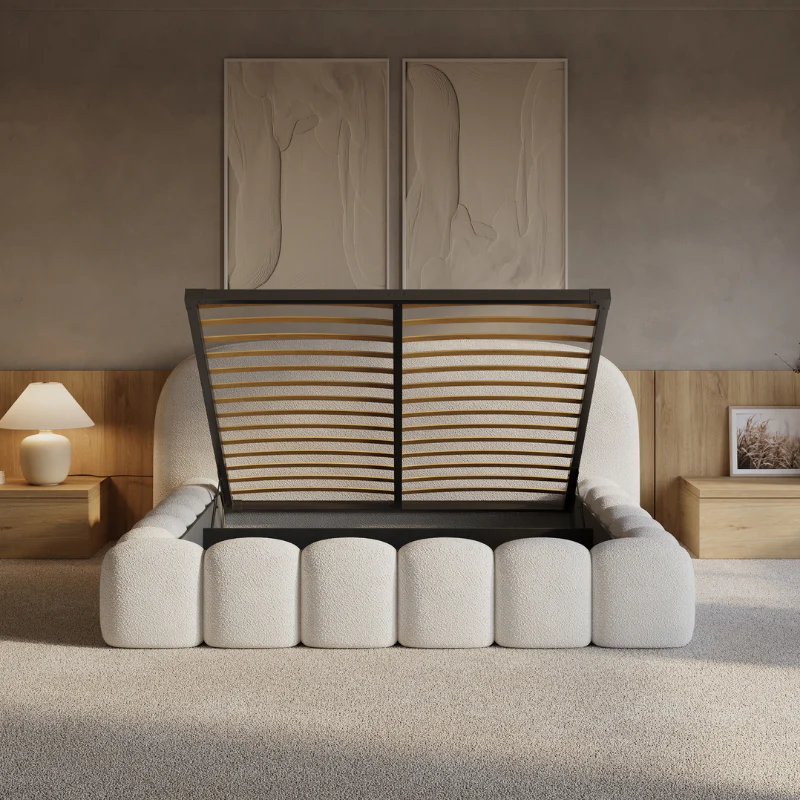 Boxspring met Opbergruimte Signature - Off-White - Image 6