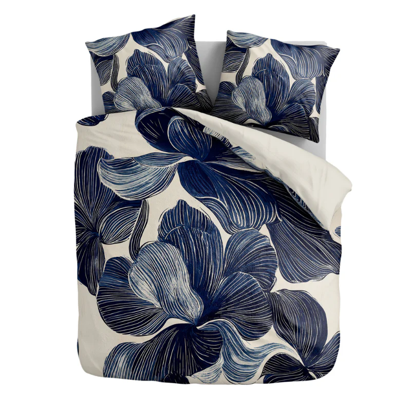 Dekbedovertrek Percale Katoen - Indigo Blend - Image 2