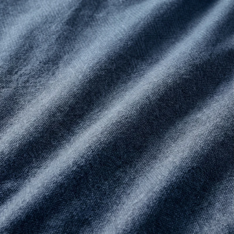 Dekbedovertrek Percale Katoen - Stonewash Blue - Image 5