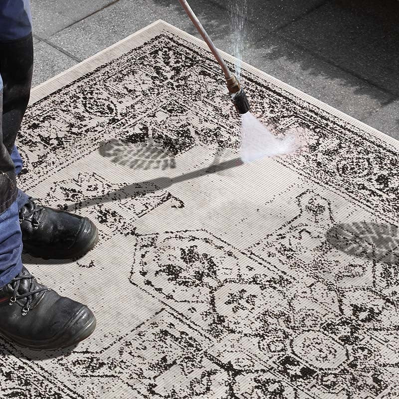 Dubbelzijdig Buitenkleed Borbon - Zwart - Image 4