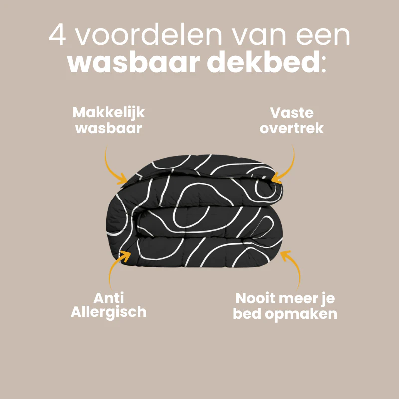 Easy Dekbed Zonder Overtrek - Doodles - Image 9