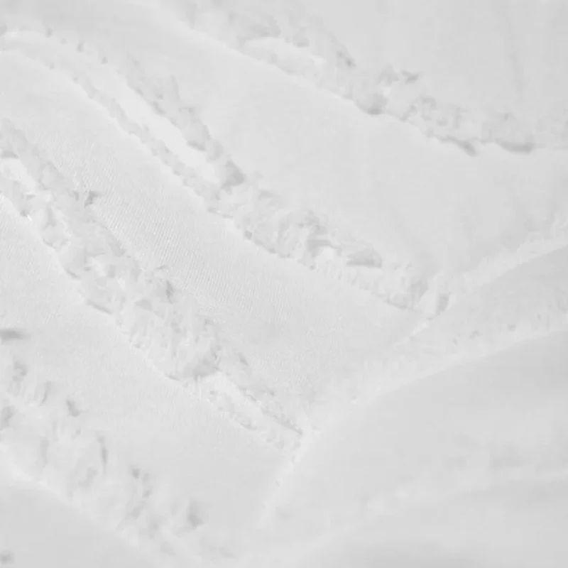 Easy Dekbed Zonder Overtrek - Japandi Waves - Wit - Image 3