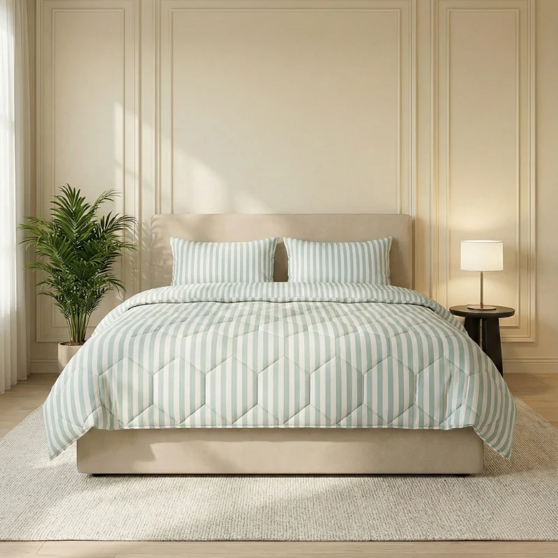 Easy Dekbed Zonder Overtrek - McGregor Streep - Blauw - Image 2