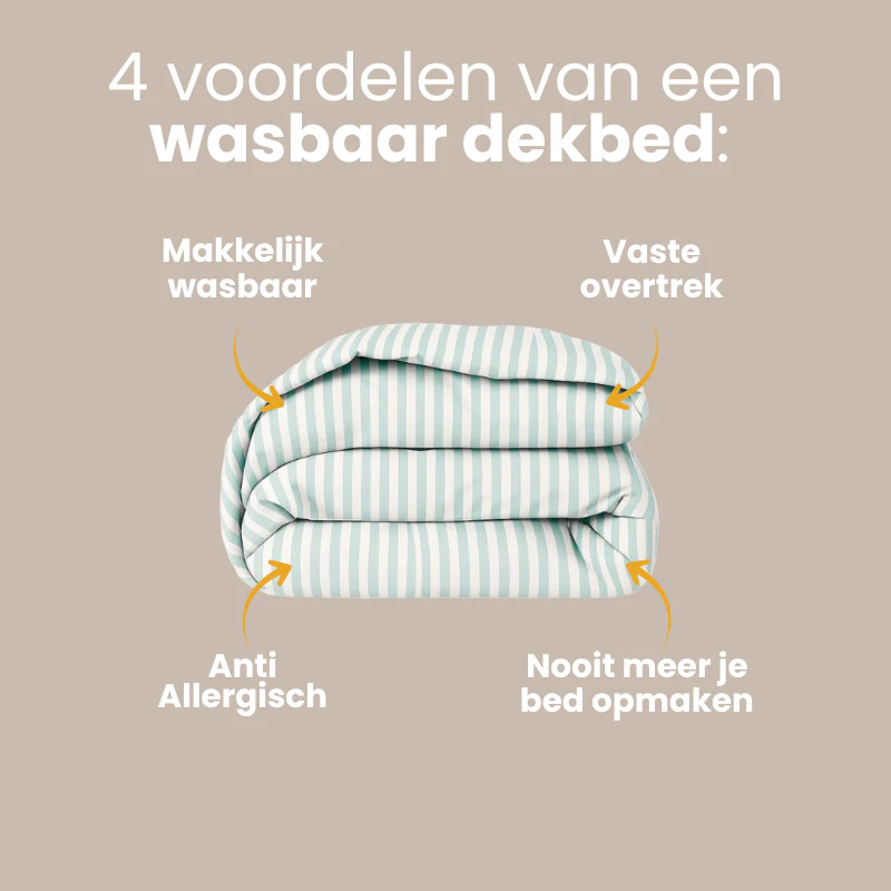 Easy Dekbed Zonder Overtrek - McGregor Streep - Blauw - Image 3