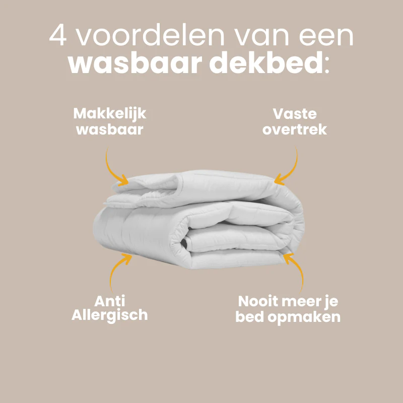 Easy Dekbed Zonder Overtrek - Stone Washed - Zilvergrijs - Image 8