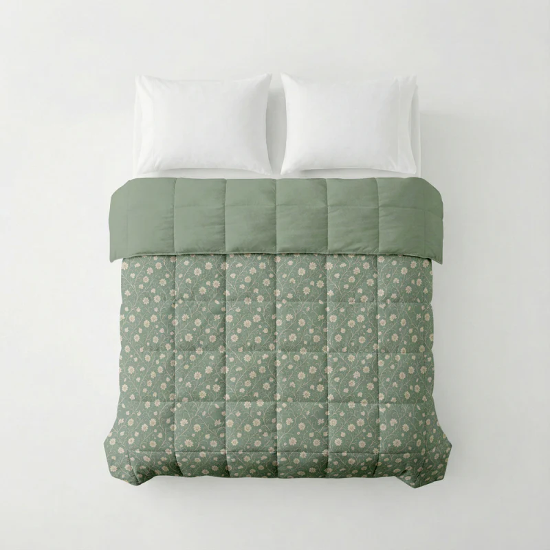 Easy Dekbed Zonder Overtrek - Traditional Flower - Image 2