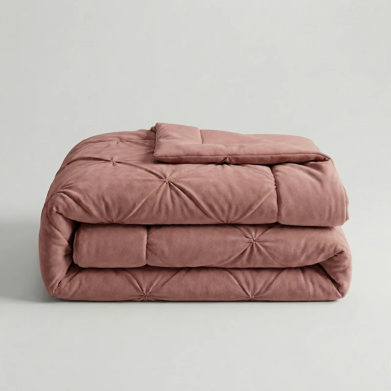 Easy Dekbed Diamond Pintuck - Roze - Image 5