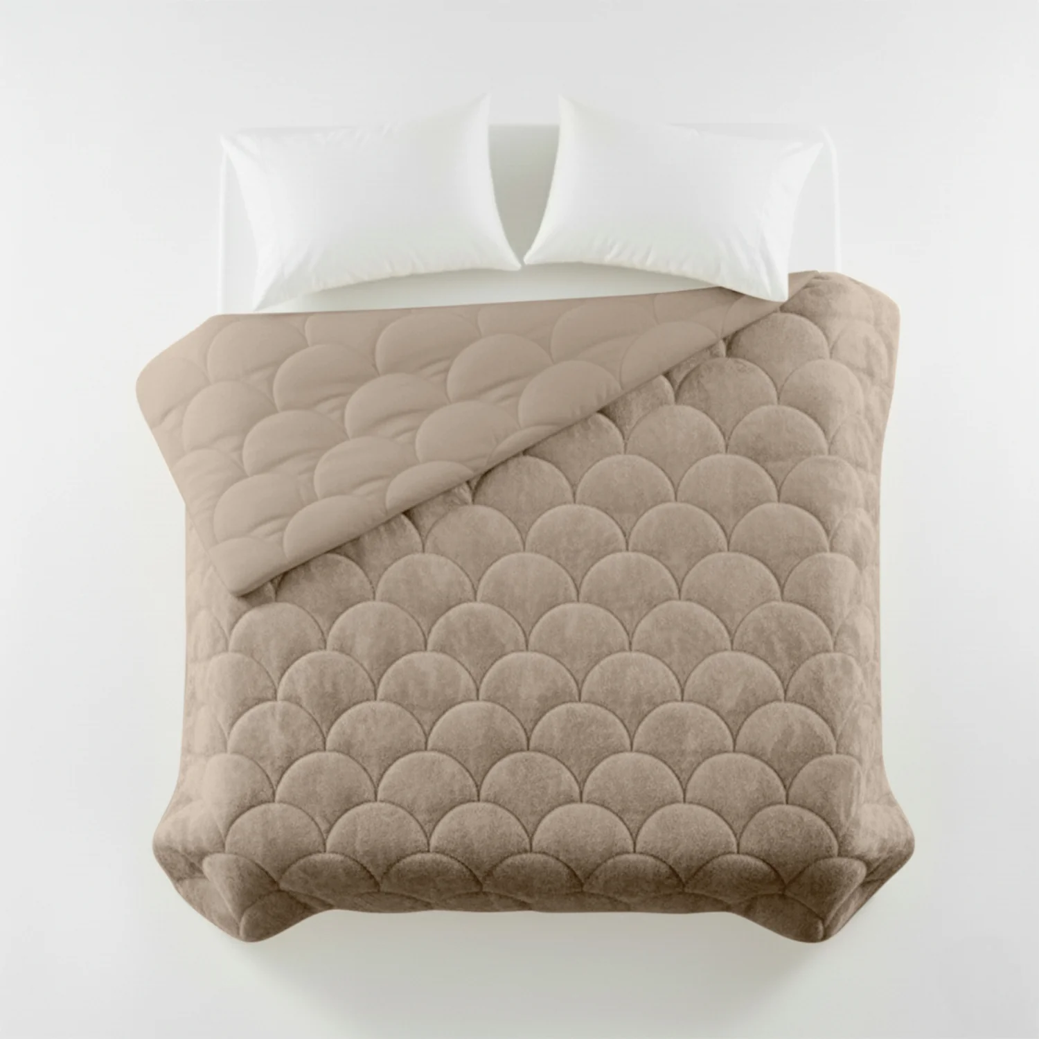 Easy Dekbed Zonder Overtrek - Velvet - Taupe - Image 4