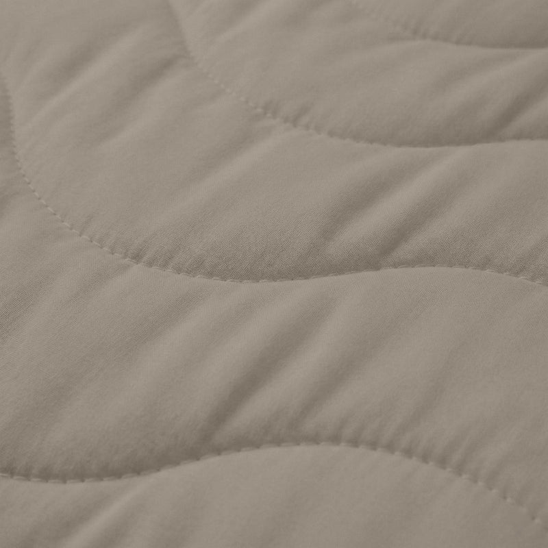 Easy Dekbed Zonder Overtrek Wave Uni - Taupe - Image 3