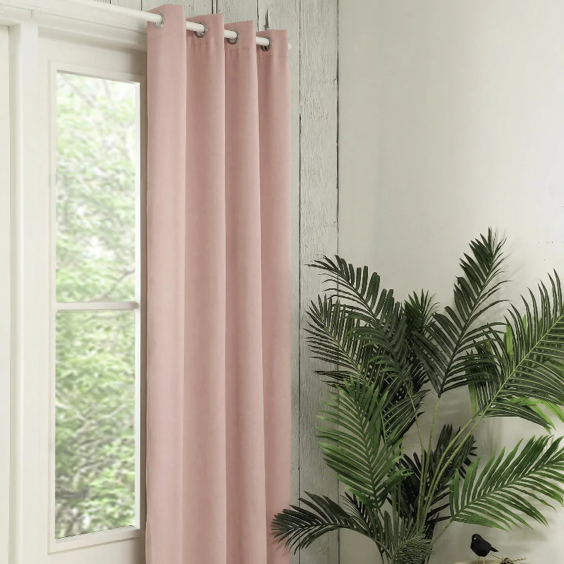 Gordijnen Verduisterend & Isolerend - Haken of Ringen - Oud Roze - Image 4