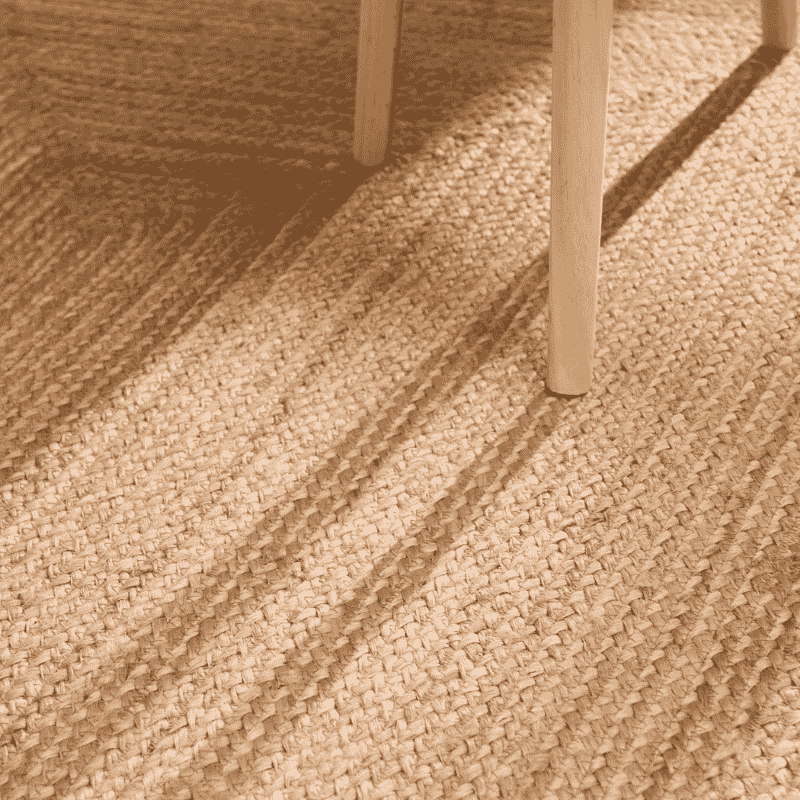 Handgeweven Jute Vloerkleed Sharmila - Bruin - Image 6