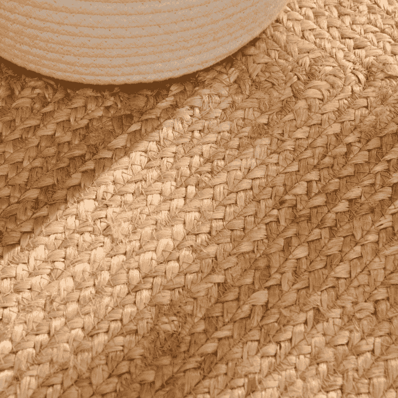 Handgeweven Jute Vloerkleed Sharmila - Bruin - Image 8