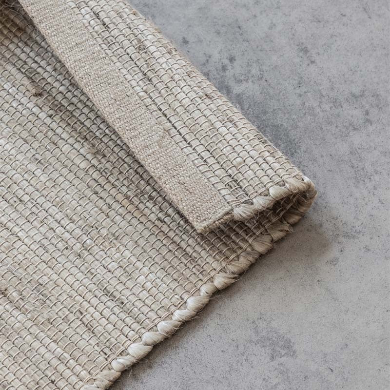 Jute Wol Katoen Vloerkleed - Ivoor - Image 4