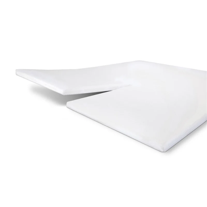 Splittopper Hoeslaken Katoen - Jersey Stretch - Wit - Image 2