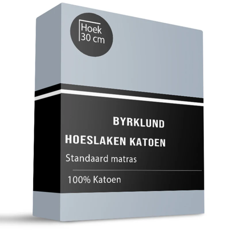 Hoeslaken Katoen - Blauw