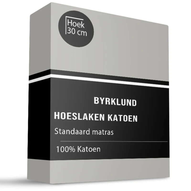 Hoeslaken Katoen - Taupe