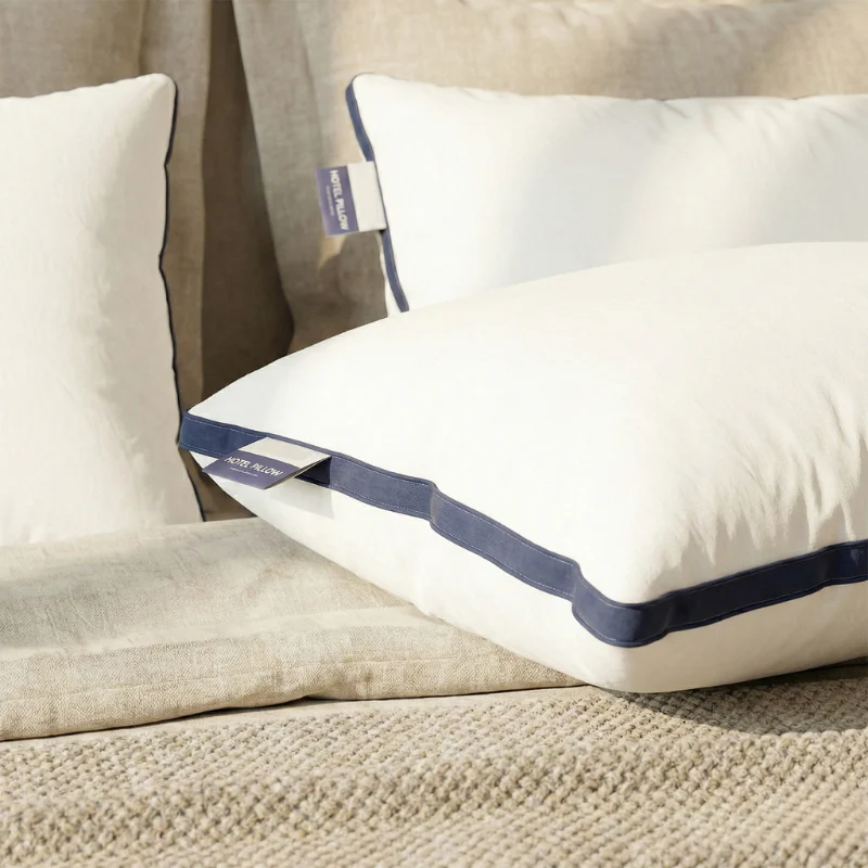 Hoofdkussens Royal Blue Comfort – Set van 2 - Image 2