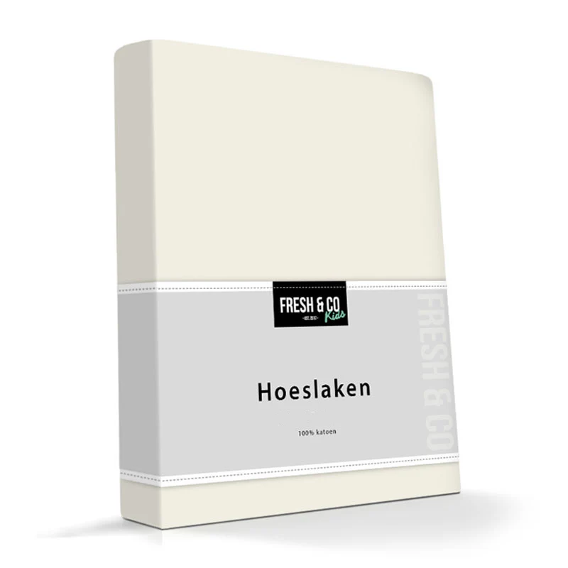 Kinder Hoeslaken - Katoen - Creme