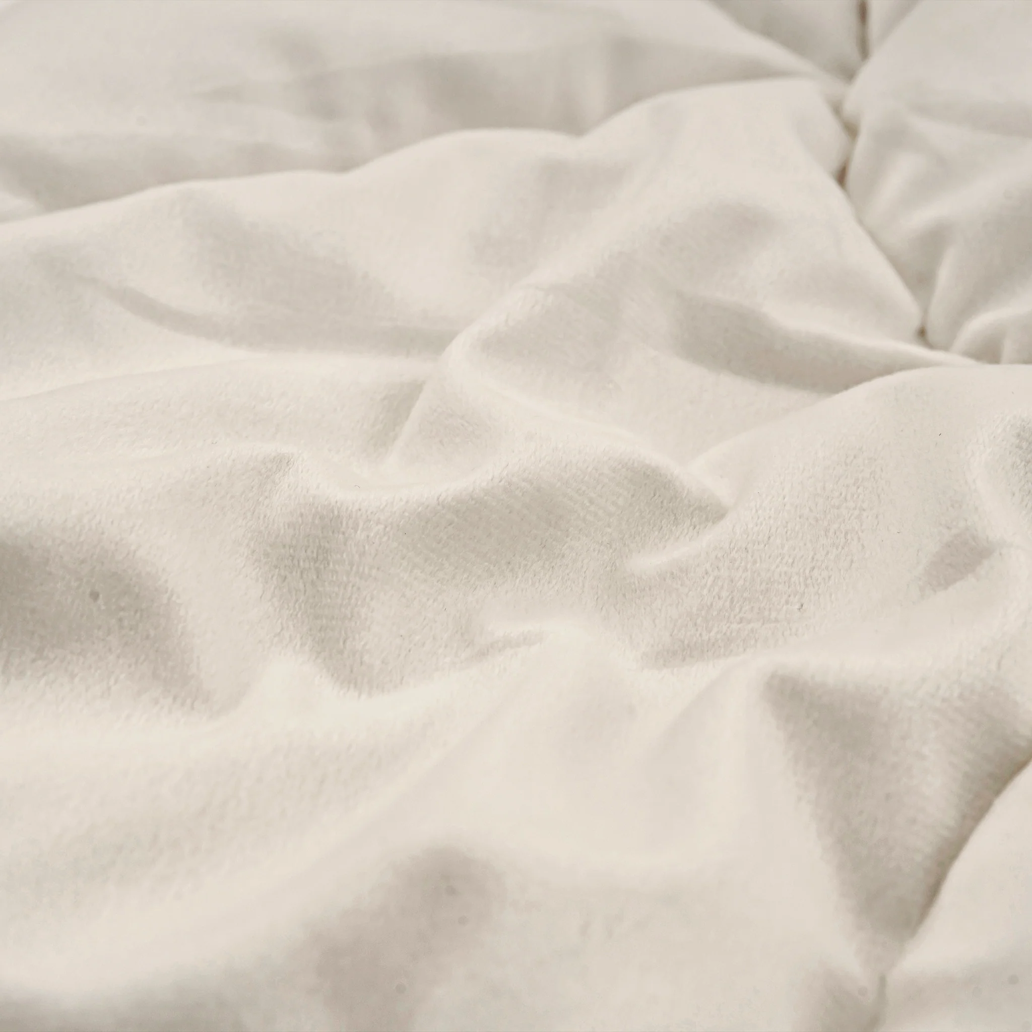 Kids Lazy Dekbed Zonder Overtrek - Velvet - Beige/Off White - Image 8