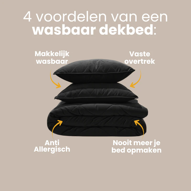 Lazy Dekbed Zonder Overtrek - Velvet - Zwart - Image 12