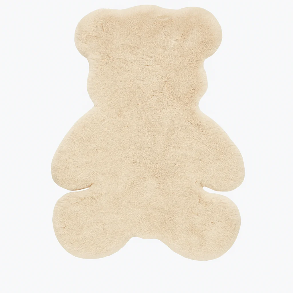 Kinder Vloerkleed Comfy Teddy - Beige - Image 2