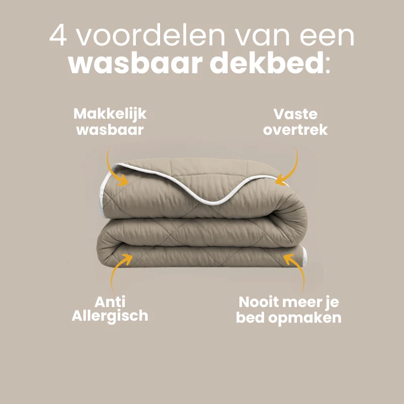 Lazy Dekbed Zonder Overtrek - Taupe - Image 2