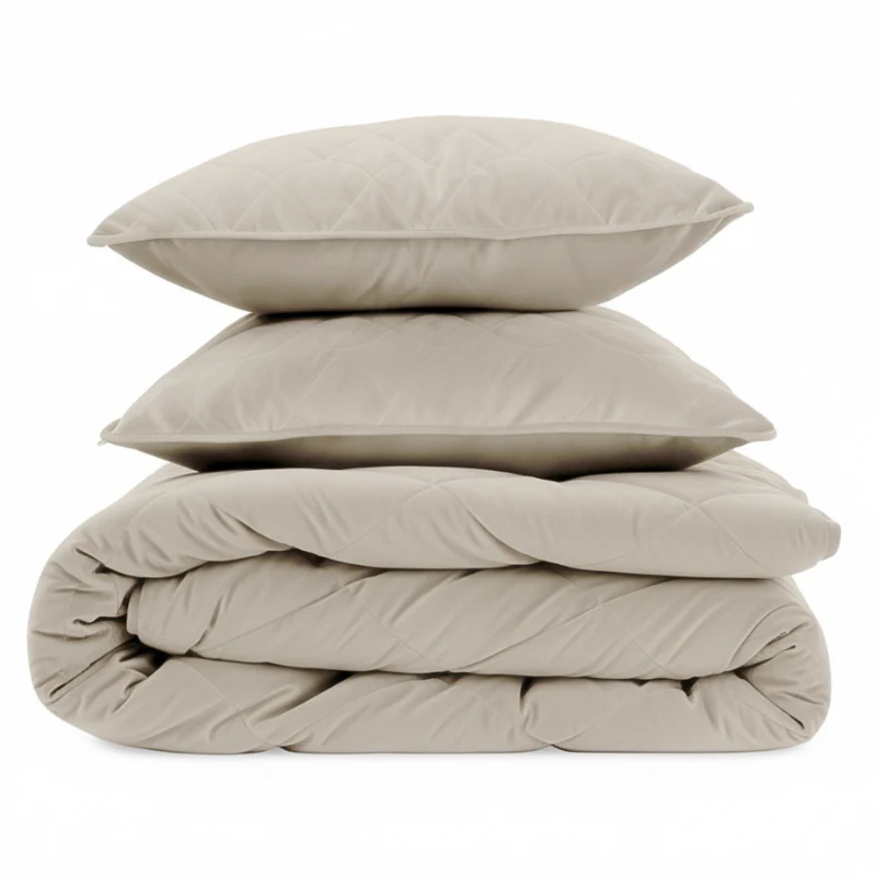 Lazy Dekbed Zonder Overtrek - Velvet - Taupe/Grijs - Image 11