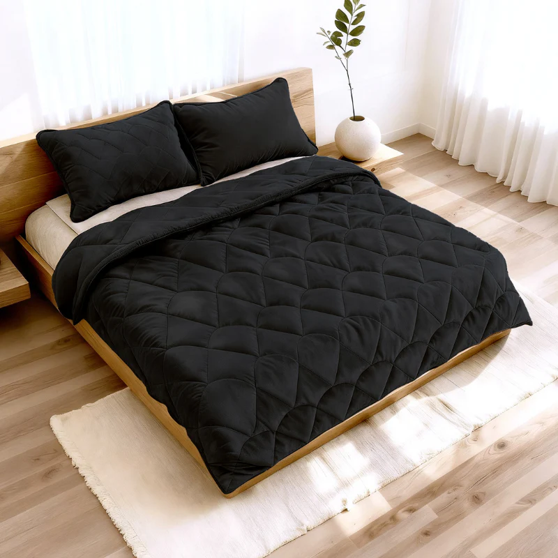 Lazy Dekbed Zonder Overtrek - Velvet - Zwart - Image 5