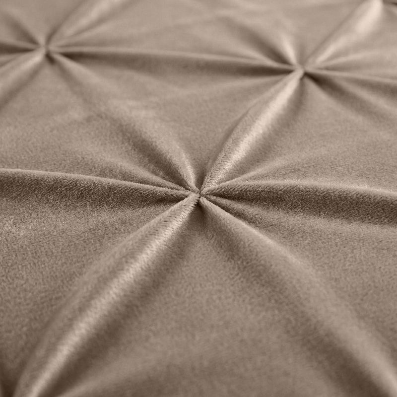 Lazy Dekbed Zonder Overtrek - Velvet Pintuck - Taupe - Image 4