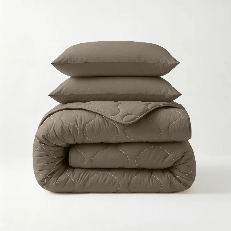 Lazy Dekbed Zonder Overtrek - Teak
