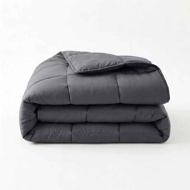 Lazy Dekbed Zonder Overtrek - Percale Katoen - Antraciet - Image 5