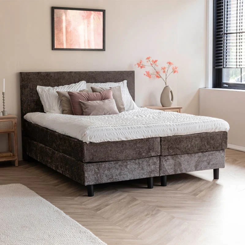 Leegverkoop: Boxspring Julia Animal Fur - 180 x 200 cm