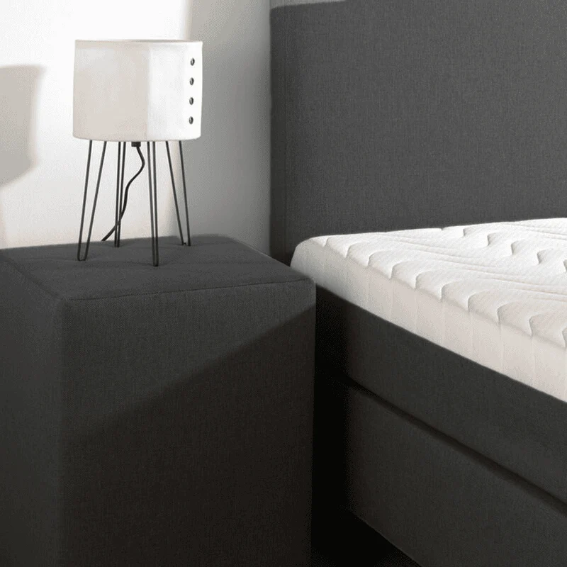 Leegverkoop: Boxspring Julia Relax - Antraciet - 90 x 220 en 180 x 200 cm - Image 4