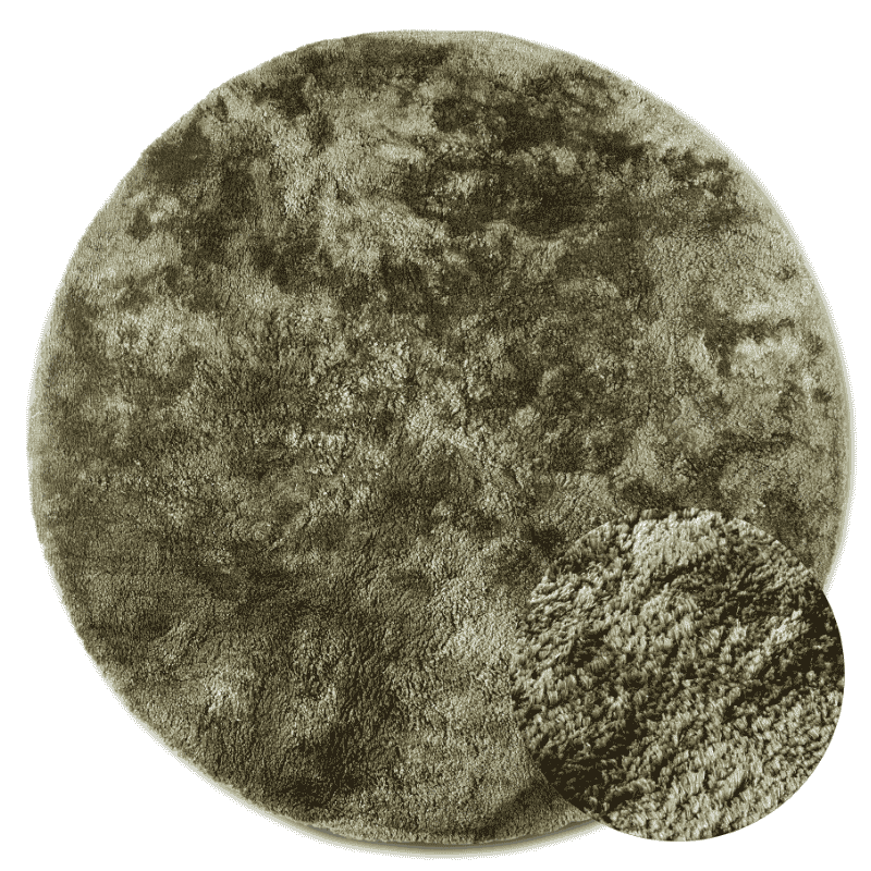 Vloerkleed Calida Rond - Groen - Image 8