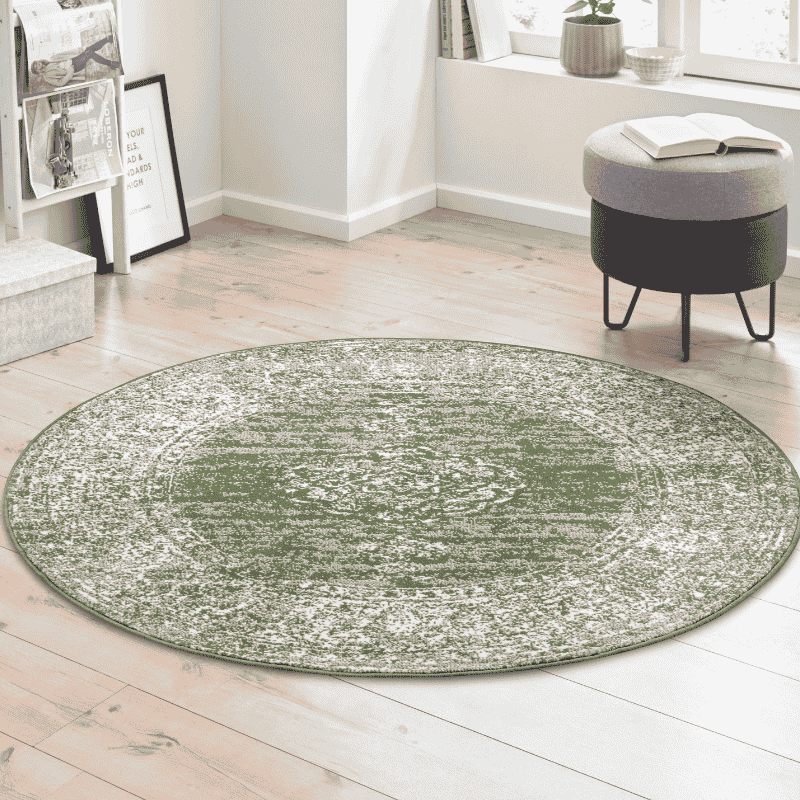 Vloerkleed Méridional Rond - Groen