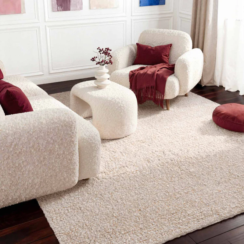 Vloerkleed Portobello Rechthoekig - Crème Beige