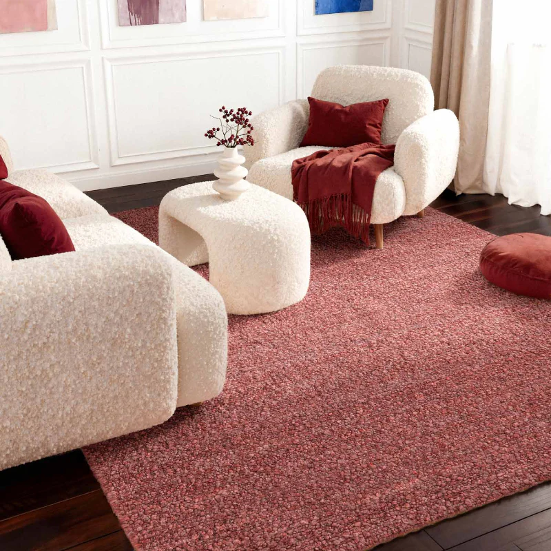 Vloerkleed Portobello Rechthoekig - Donkerroze